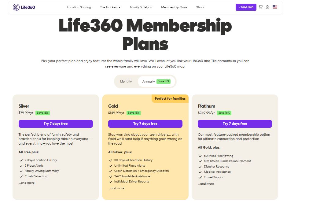 Life360 Subscription pricing on September 20, 2025