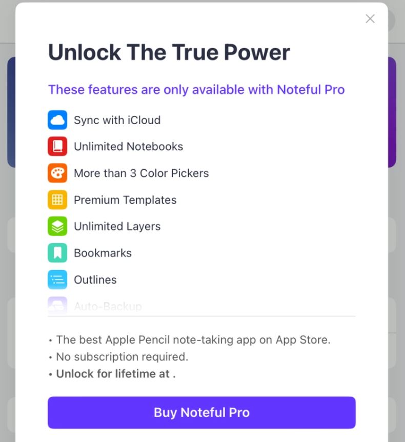 Noteful pricing on September 27, 2025