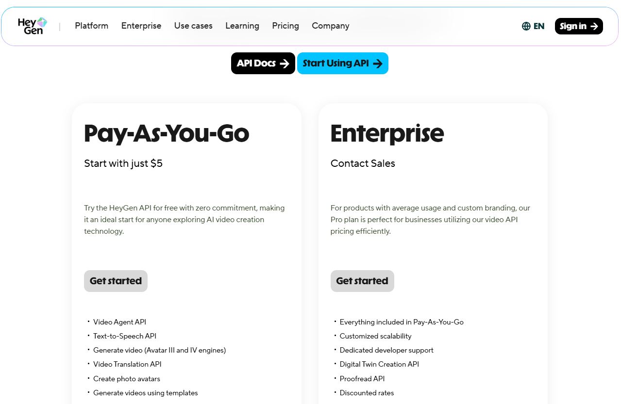 HeyGen pricing on March 12, 2026